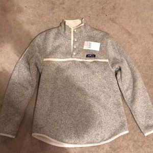 Lauren James ivory Jackson fleece pullover
